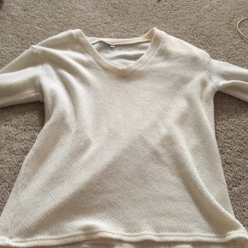 White sweater